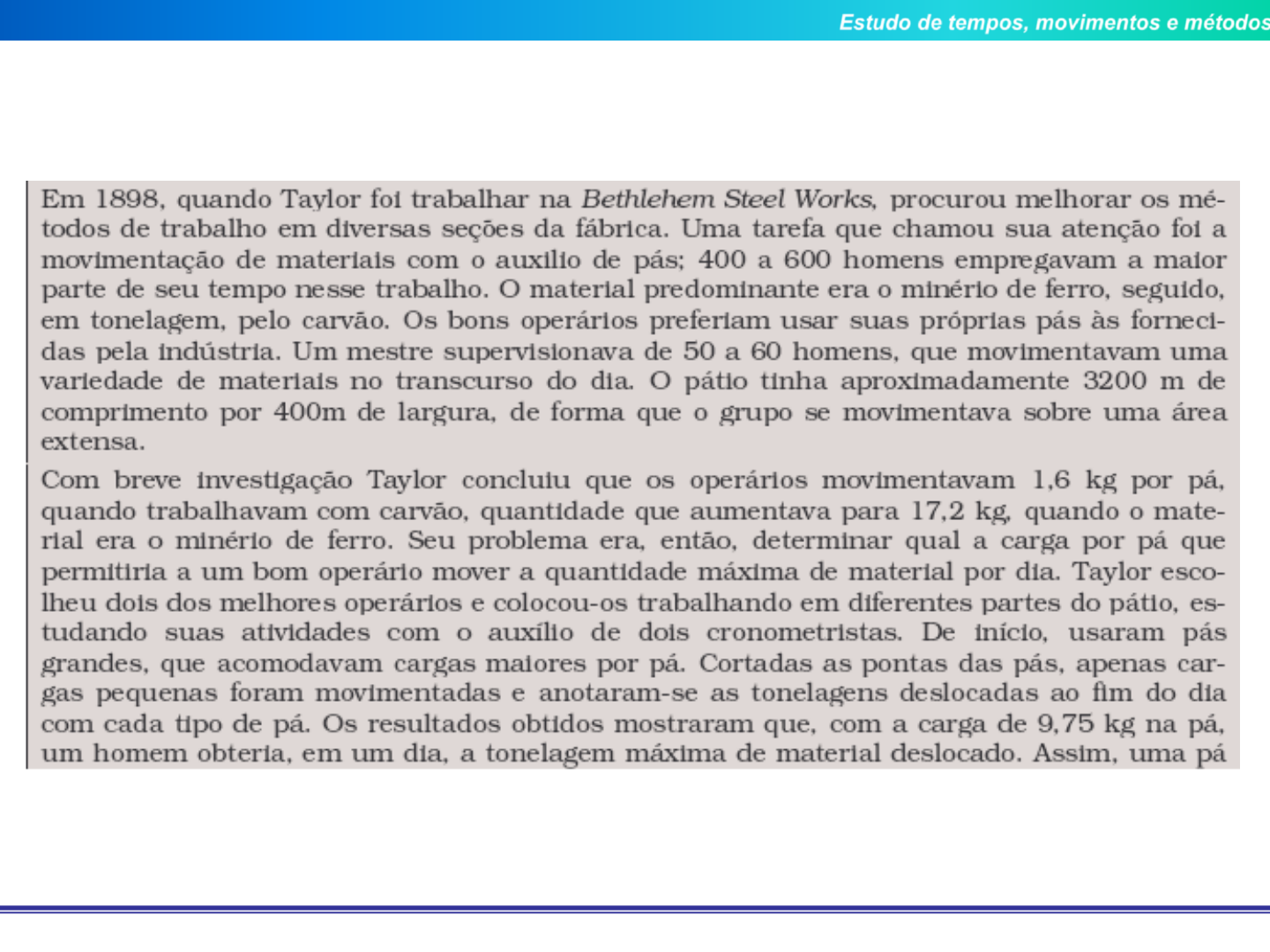 Estudo de tempos, movimentos e métodos - Jurandir Peinado e