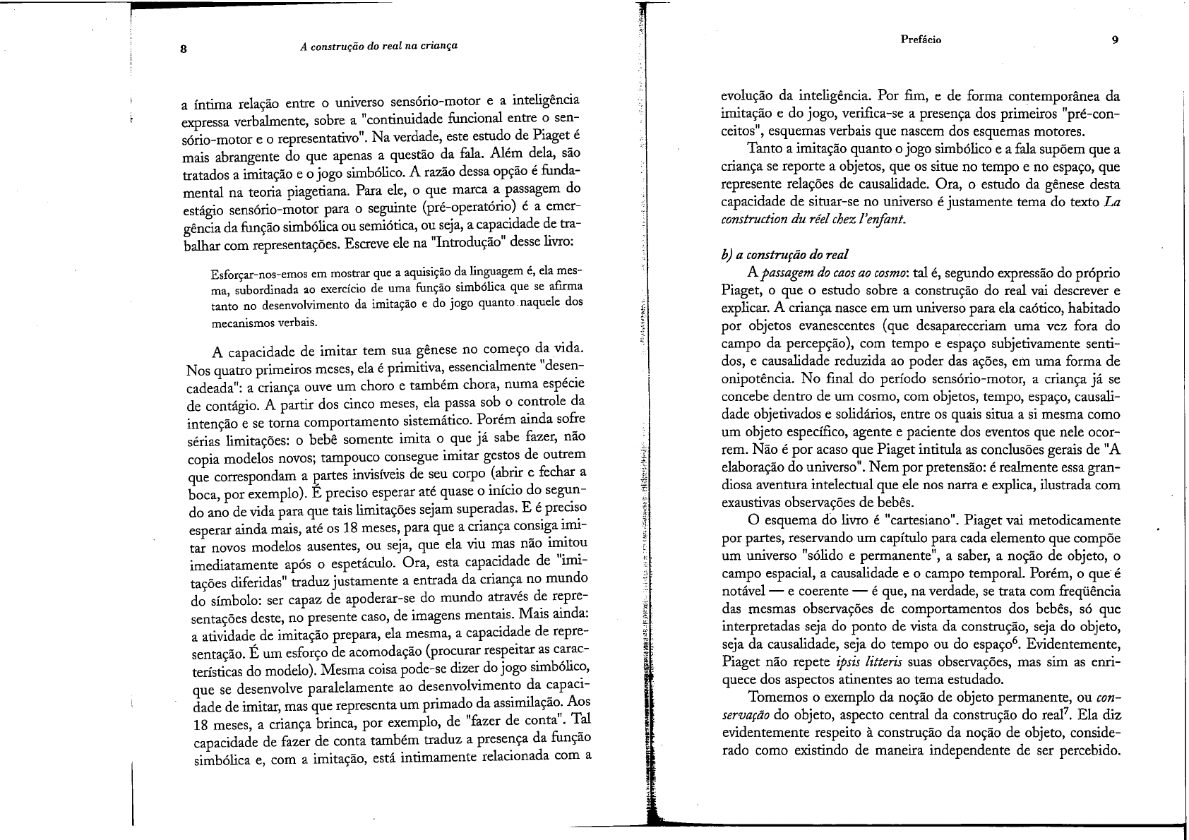 La Construcción De Lo Real En El Niño - Jean Piaget - Google Books