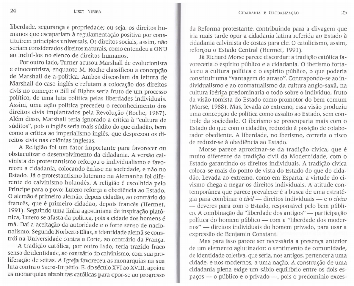 Texto Cidadania - Cidadania