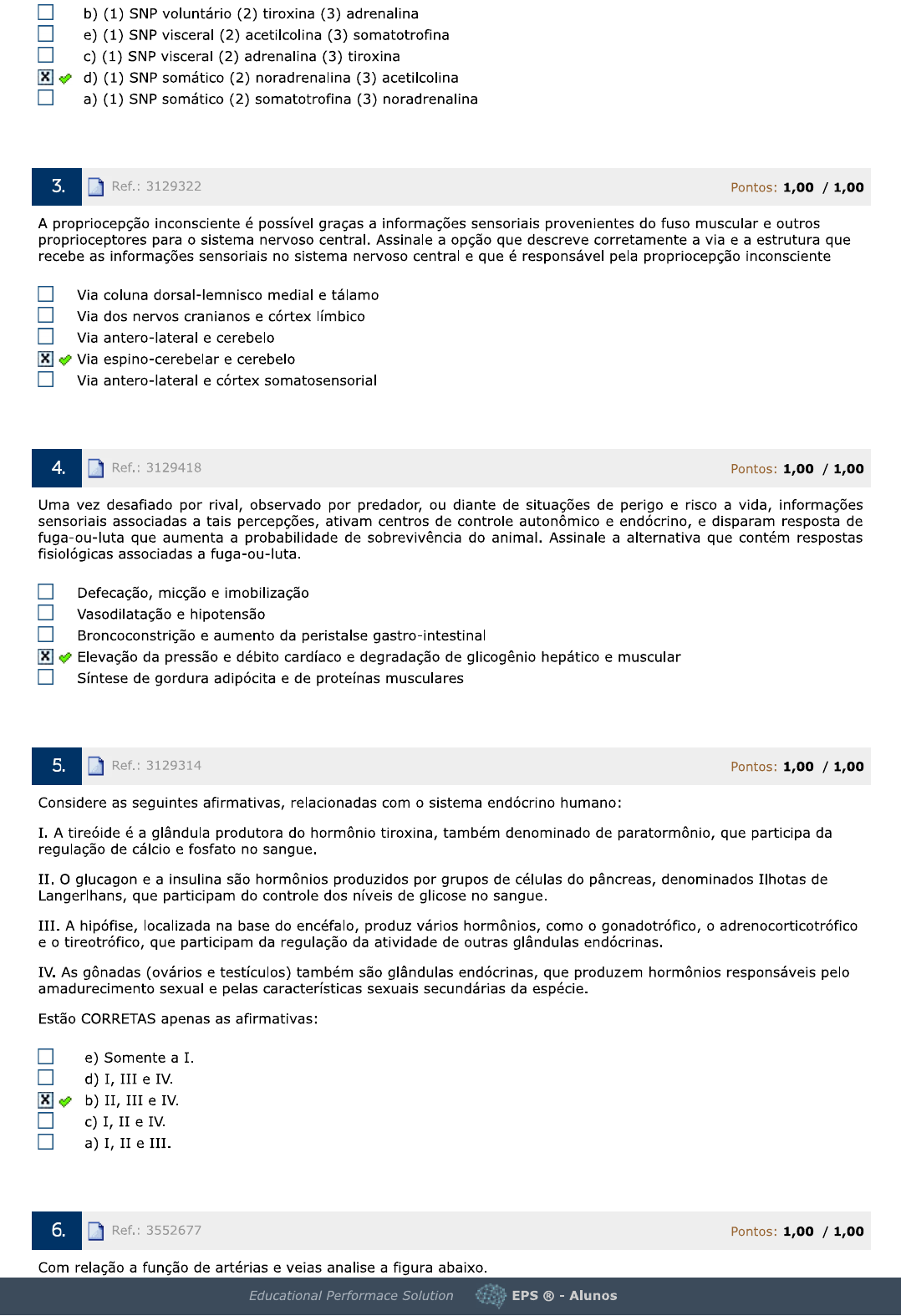 Fisiologia Integrativa Do Corpo Humano Prova Fisiologia Integrada As Fases Do Desenvolvimento