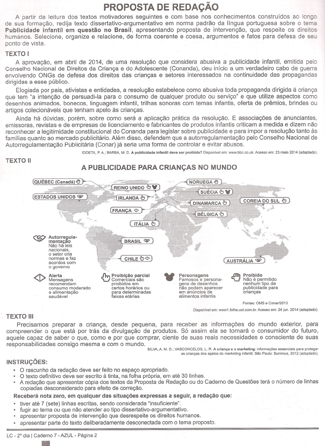 2014 ENEM - Segundo Dia - Matemática