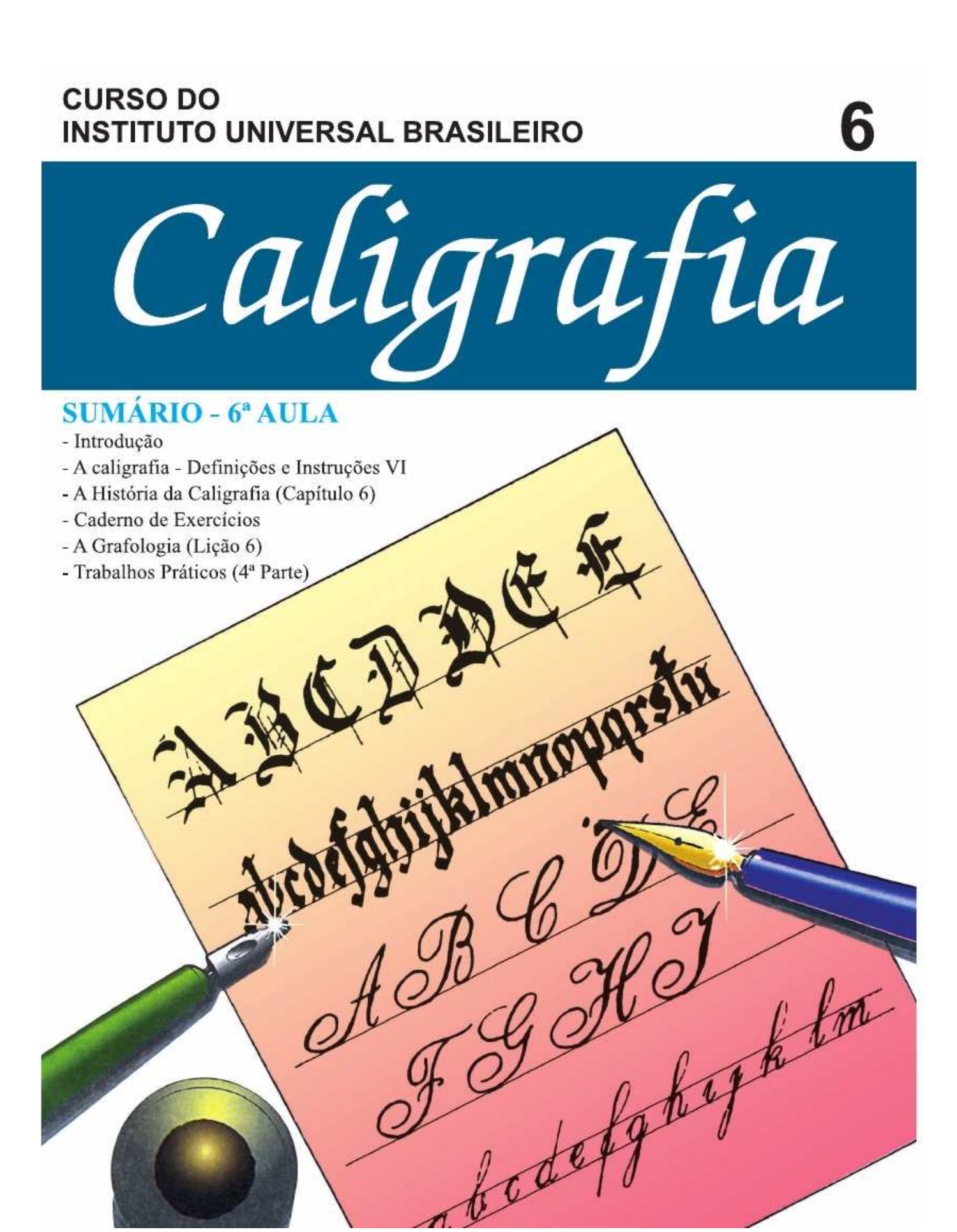 Curso De Caligrafia Aula 06 Portugues