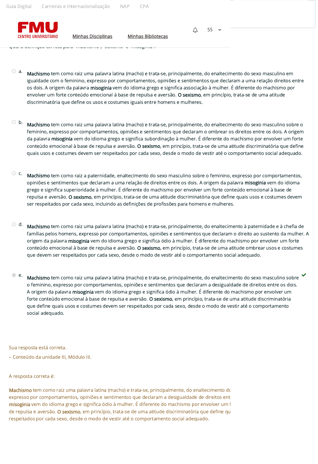 Questão Texto 6Dentre os trechos poéticos abaixo, assinale aquele que  representa a ideia central do texto de Antonio