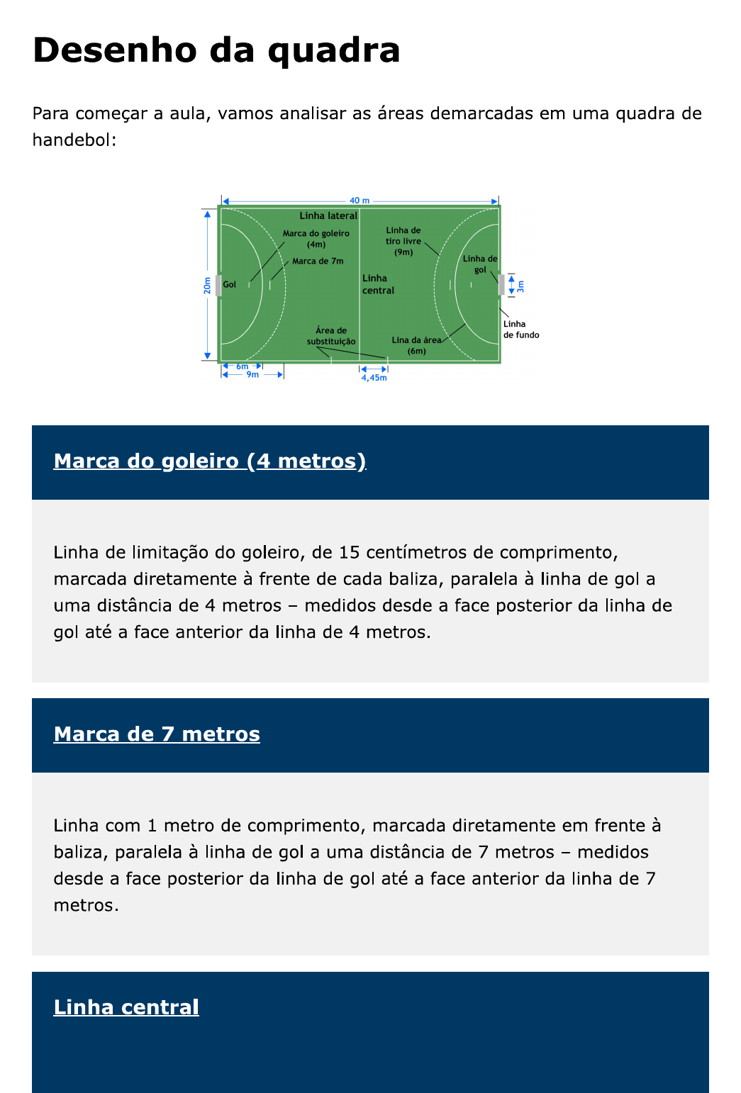 Aula Metodologia Do Ensino Do Handebol Metodologia Dos Esportes Coletivos