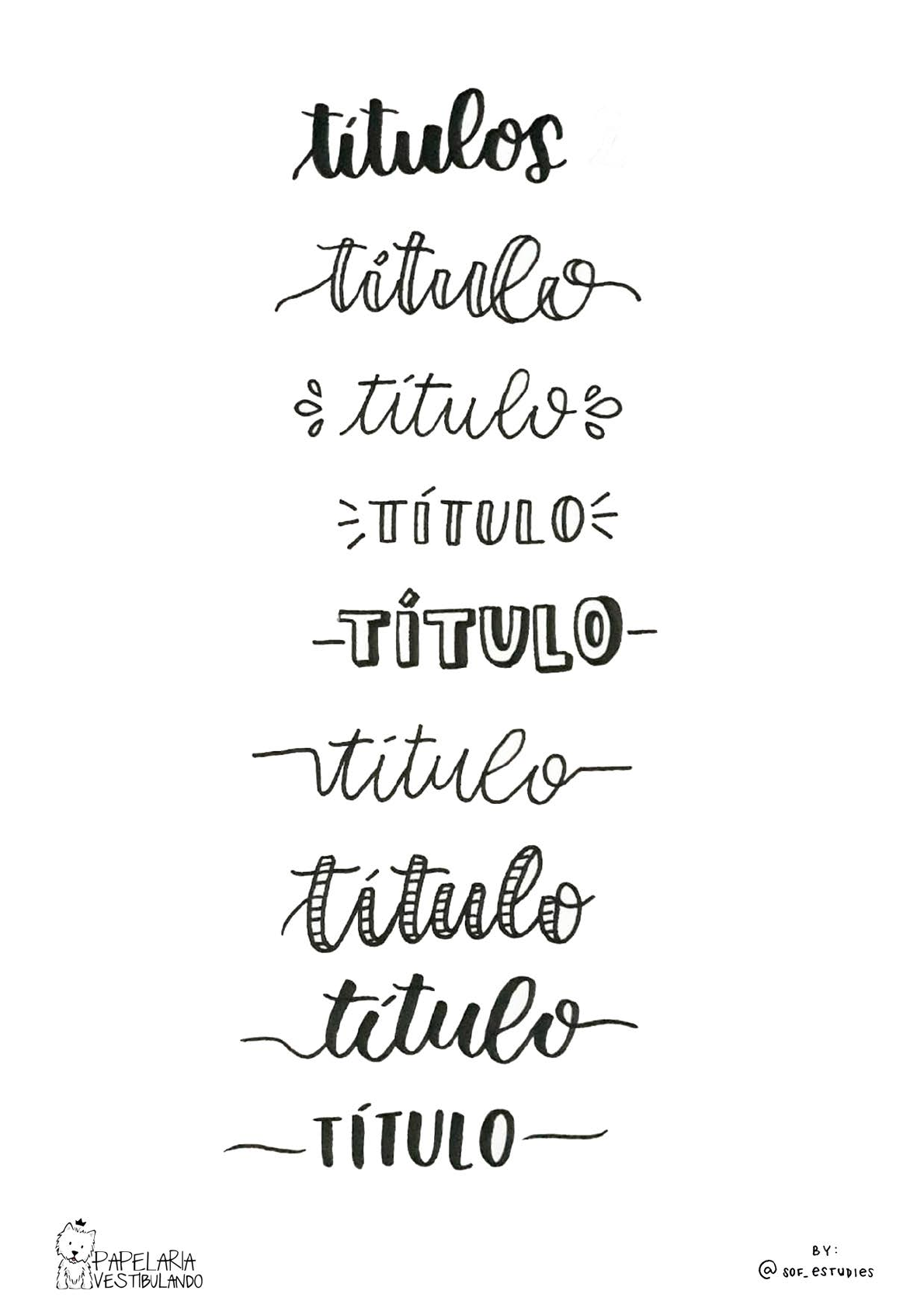 Apostila De Lettering Titulos Português