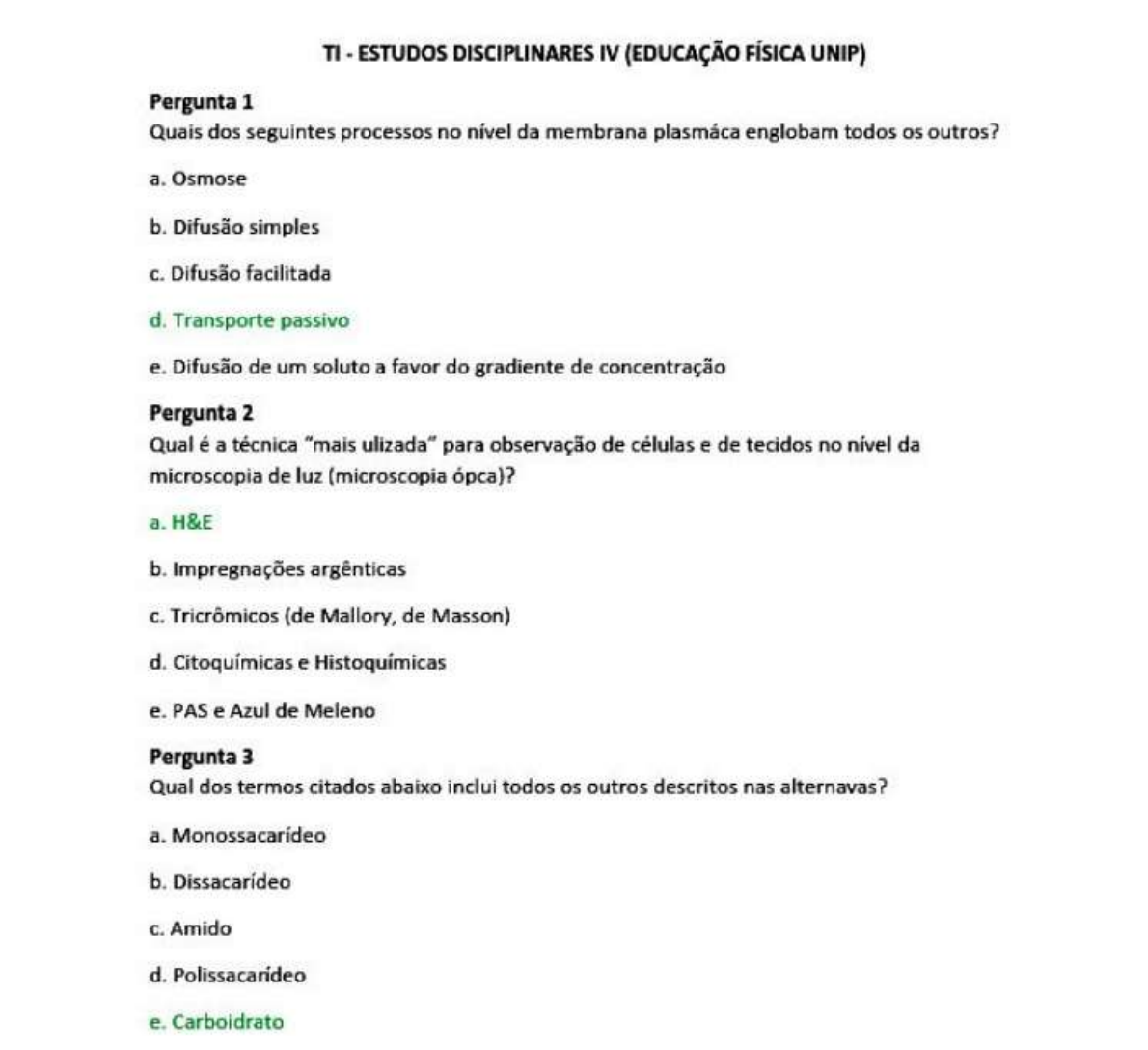 AVALIAÇÃO Estudos Disciplinares IV - Estudos Disciplinares IV -ads ...