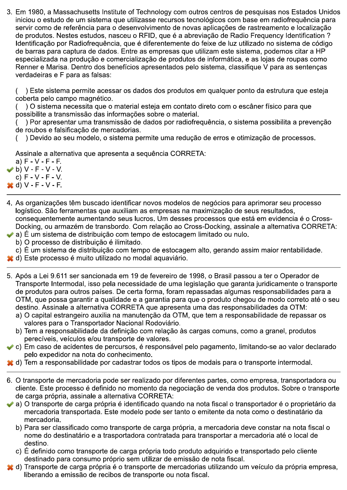 Armazenagem e Movimentação de Materiais Prova III Armazenagem e Movimentação de Materiais