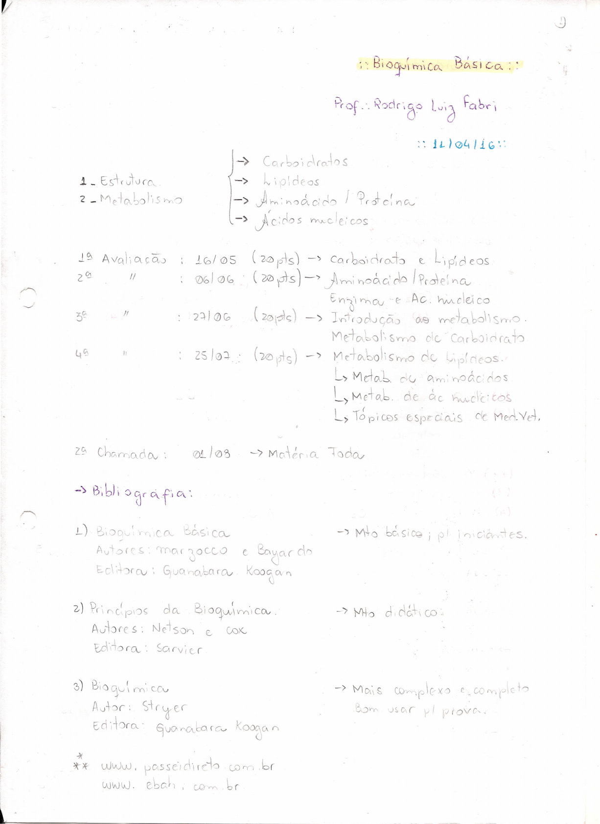 Caderno Bioquimica Basica Bioquimica Basica 13