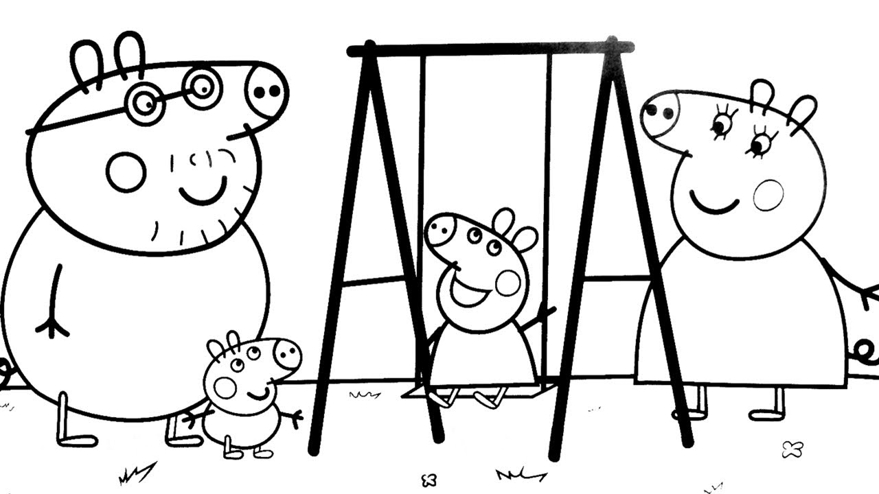 Peppa Pig Archives - Desenhos para pintar e colorir