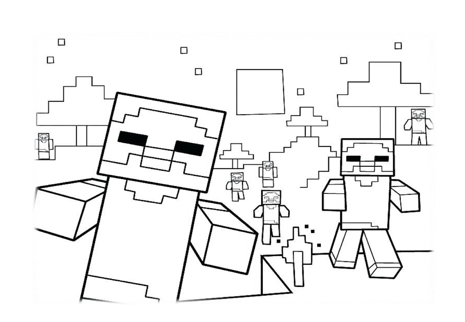 Desenhos minecraft