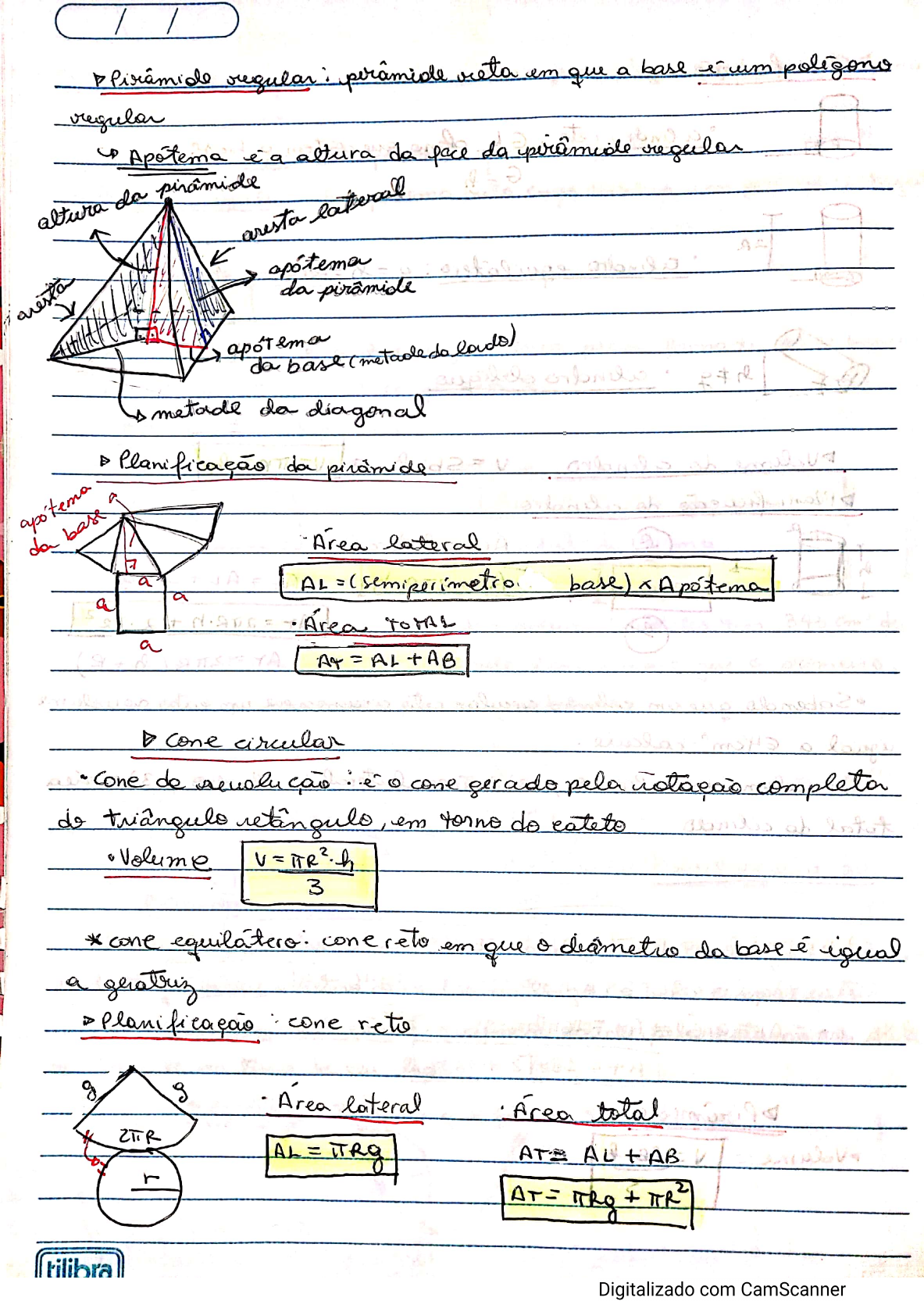 Geometria Espacial Pirâmide Geometria Espacial