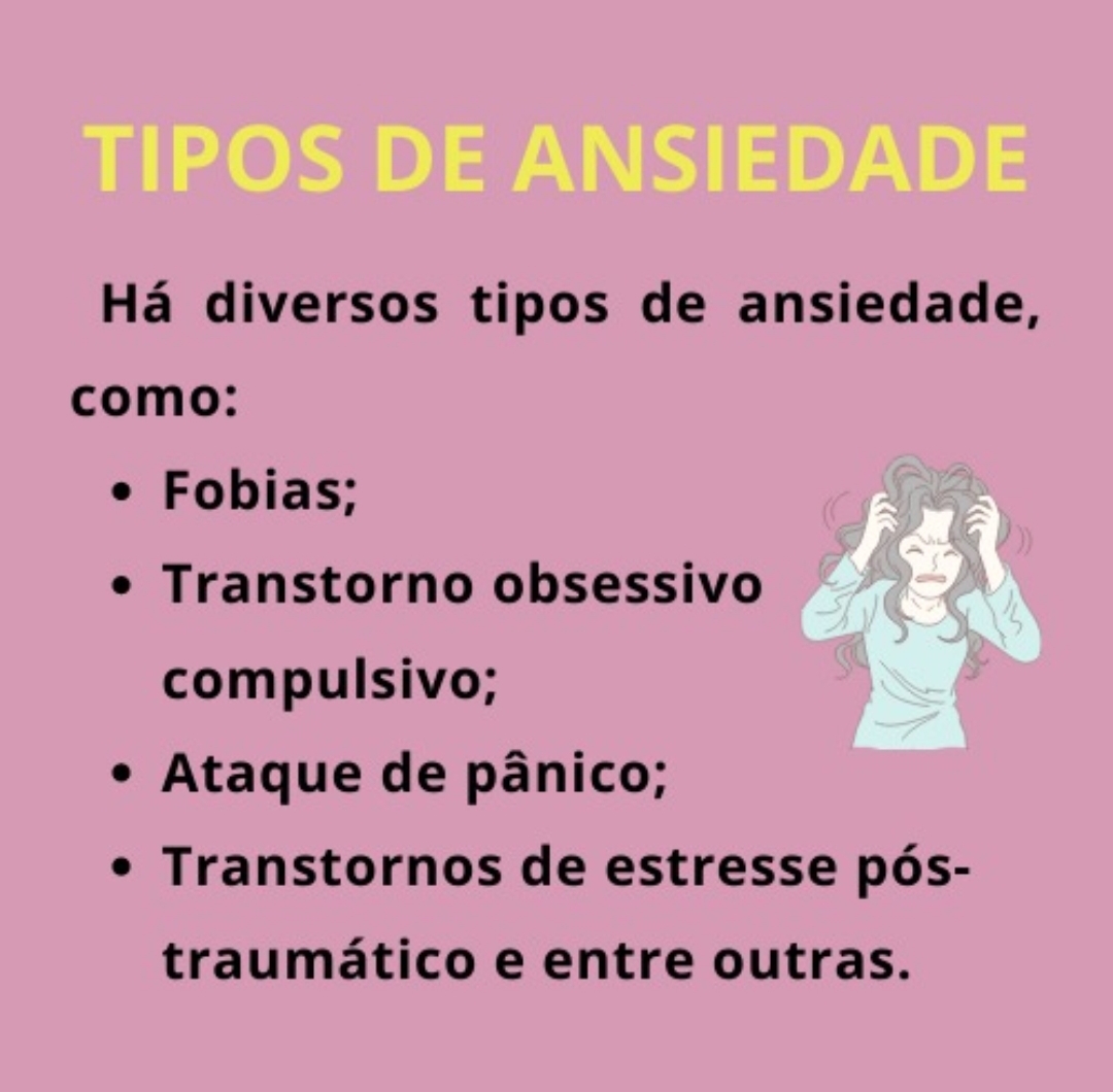 Tipos De Ansiedade - Psicologia