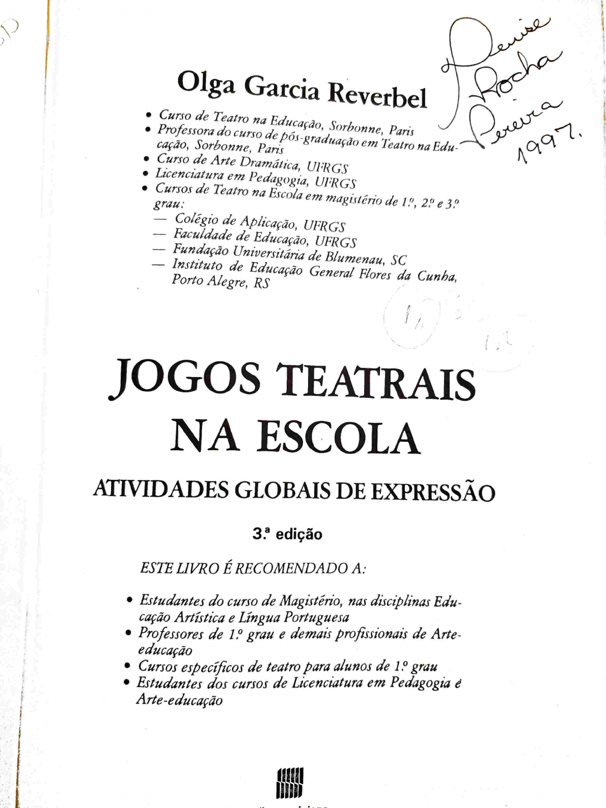 Jogos Teatrais na Escola