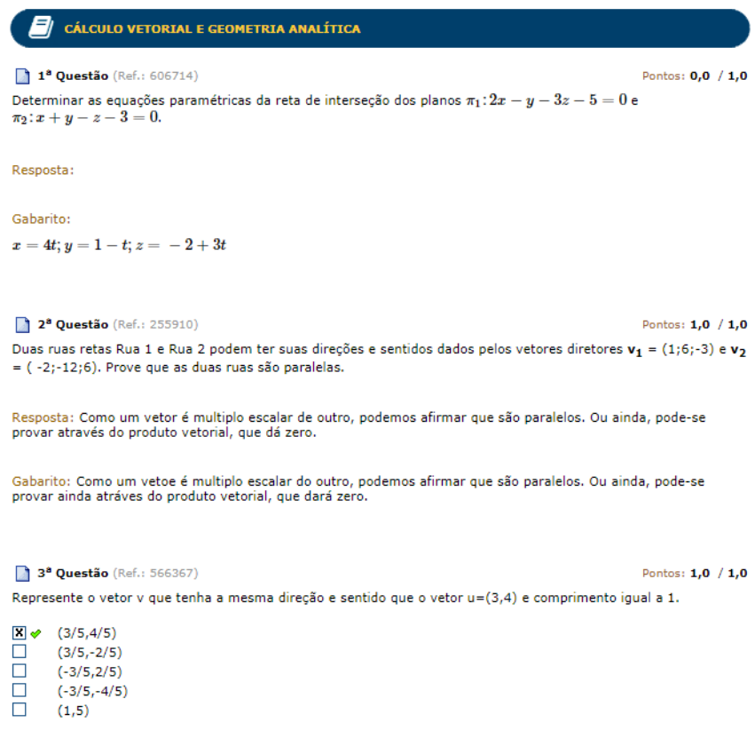 CALCULO VETORIAL - Cálculo Vetorial