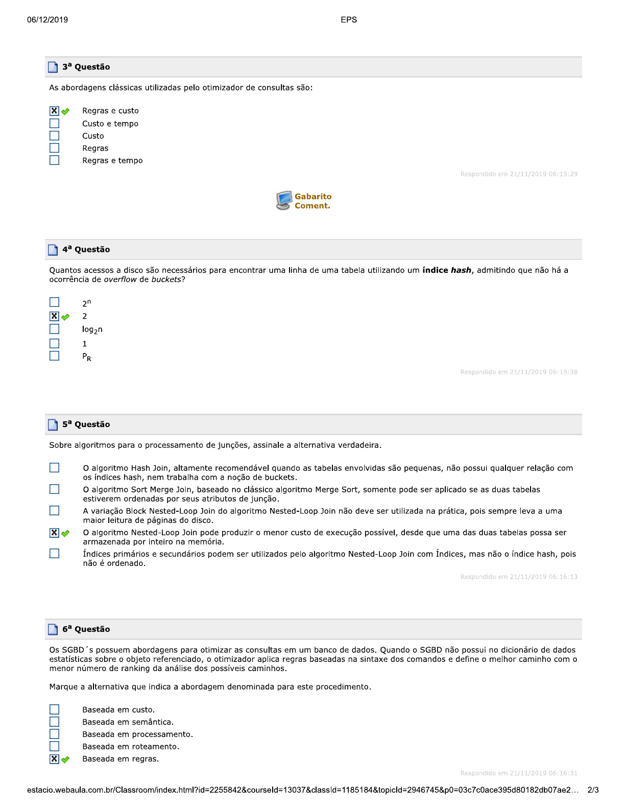 Aula 10 - EXERCICIO IMPLEMENTAÇÃO DE BANCO DE DADOS - Implementação De ...