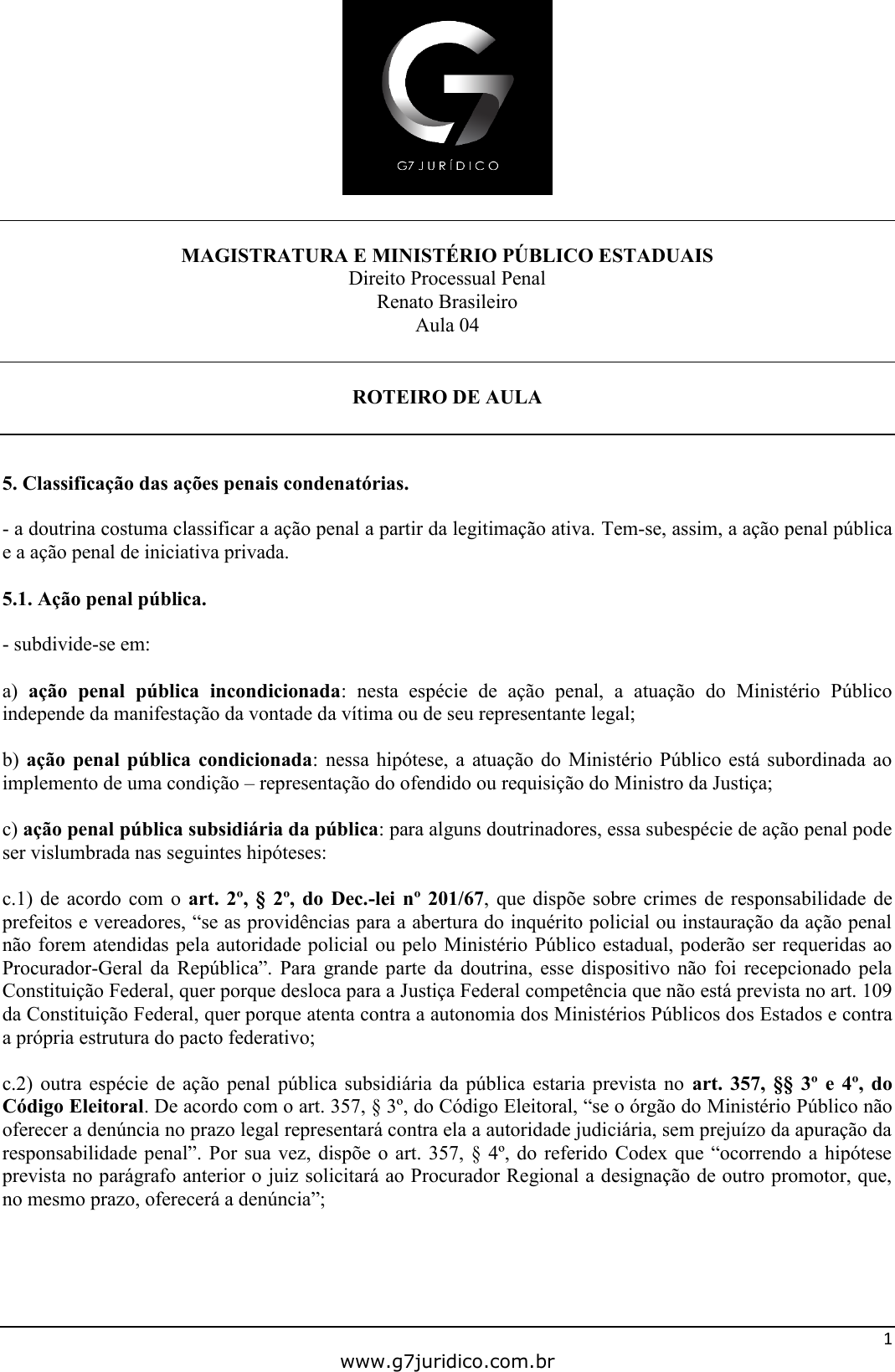 G7 Lpe, PDF, Direito Penal