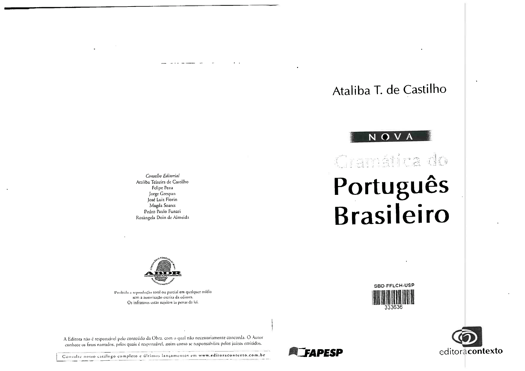 I Castilho Estrutura Funcional Da Sentenca Minissentenca E Sentenca Simples Tipologias Analise Textual 3