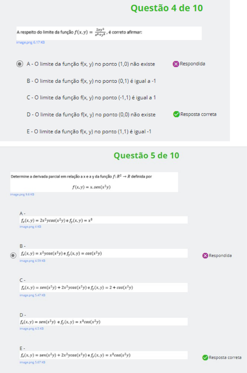 Exercício De Cálculo Diferencial E Integral Iii 1 2 Cálculo Iii 0228