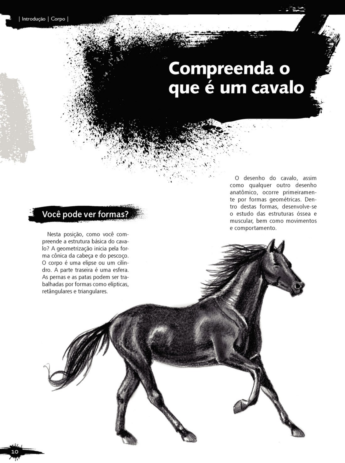  Guia Curso Básico de Desenho - Cavalos (Portuguese