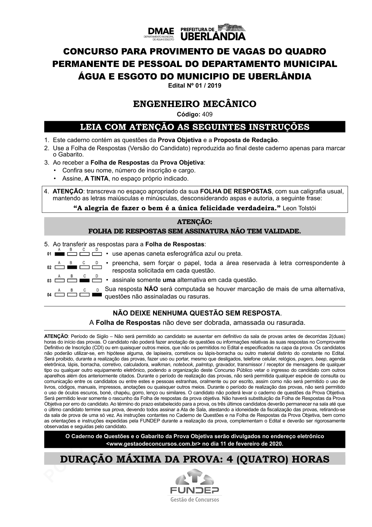 Prova COMPESA - UPENETIAUPE - 2013 - para Analista de Saneamento -  Engenheiro Mecânico.pdf - Provas de Concursos Públicos