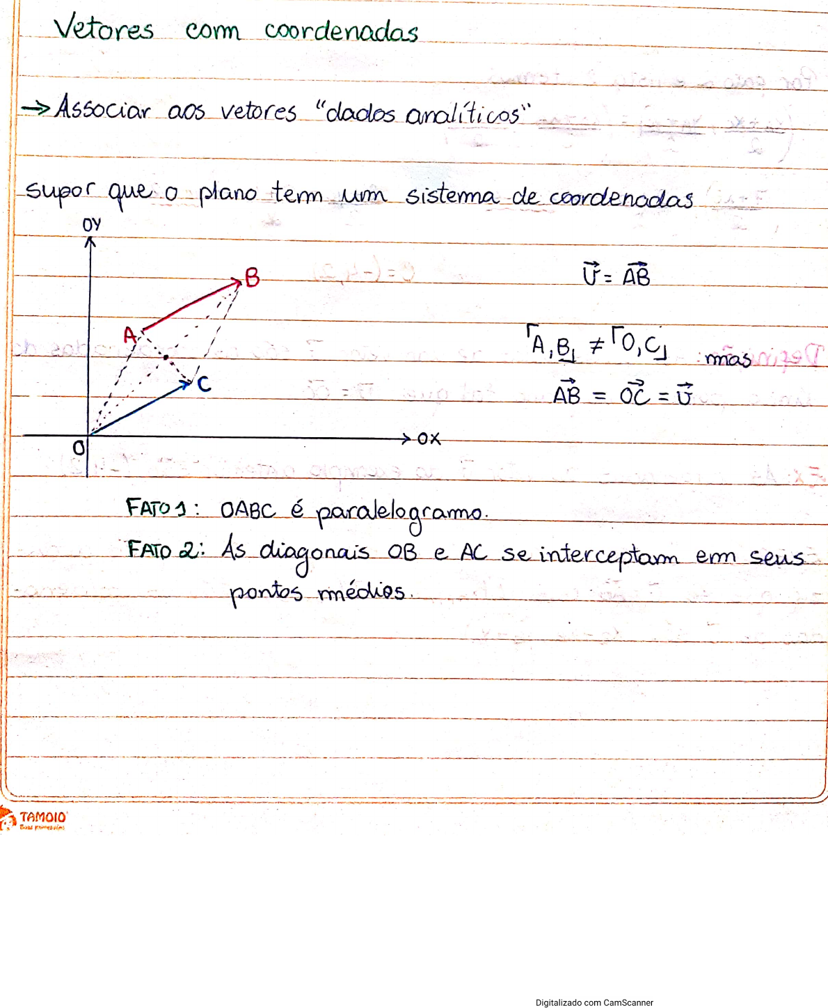 Vetores 2 - Geometria Analítica - Geometria Analítica