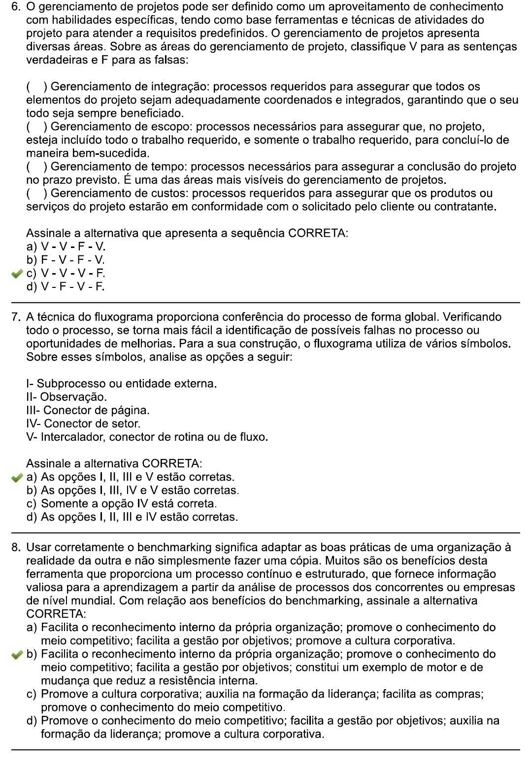 Prova Final Objetiva Gest O De Projetos E Processos Gest O De