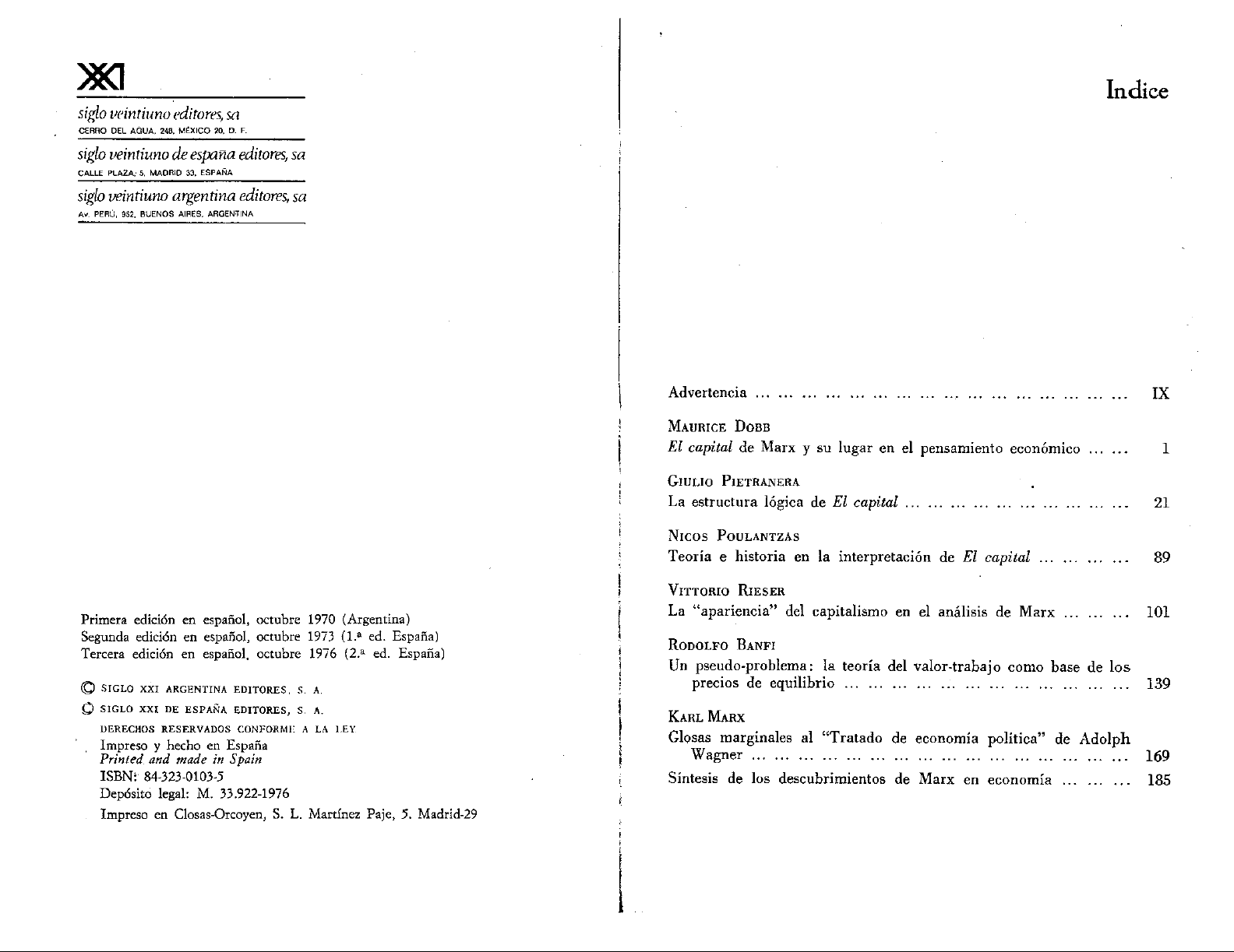 Karl marx glosas marginales al tratado de economia politica de adolph Karl marx glosas marginales al tratado de economia politica de adolph