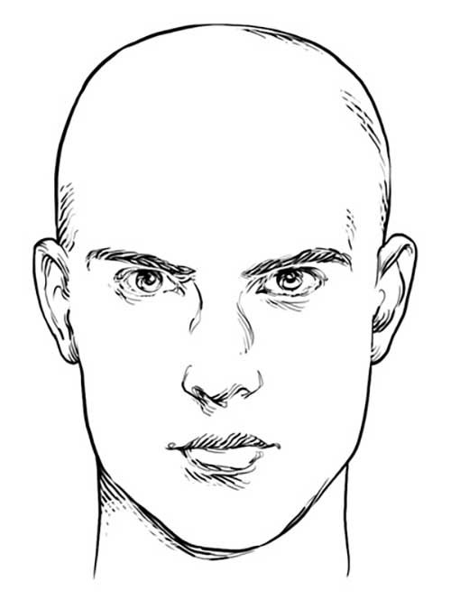 Tentativa de rosto masculino - Desenho de marimqtm - Gartic