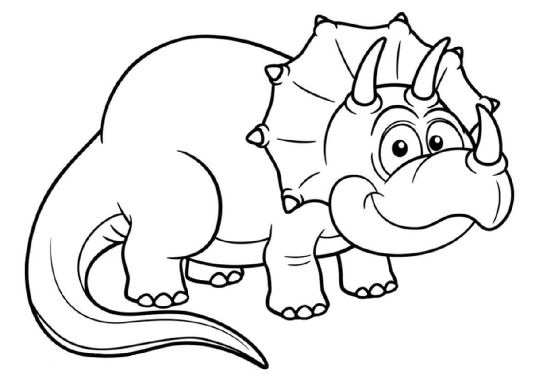 Páginas para colorir DINOSSAURO - Desenhos para colorir - Imprima