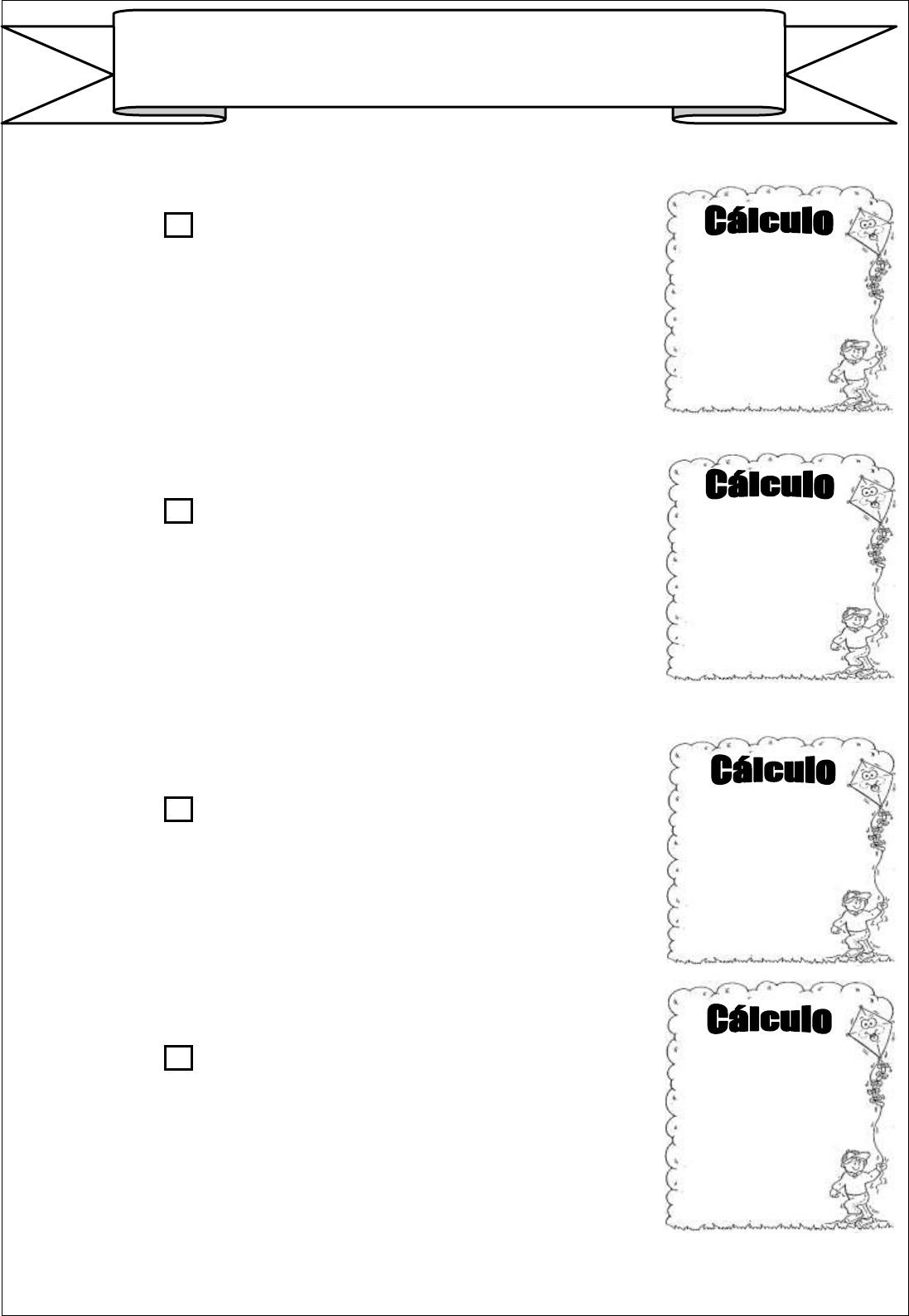 Adição e Subtração 4º ano B / M - Questionário