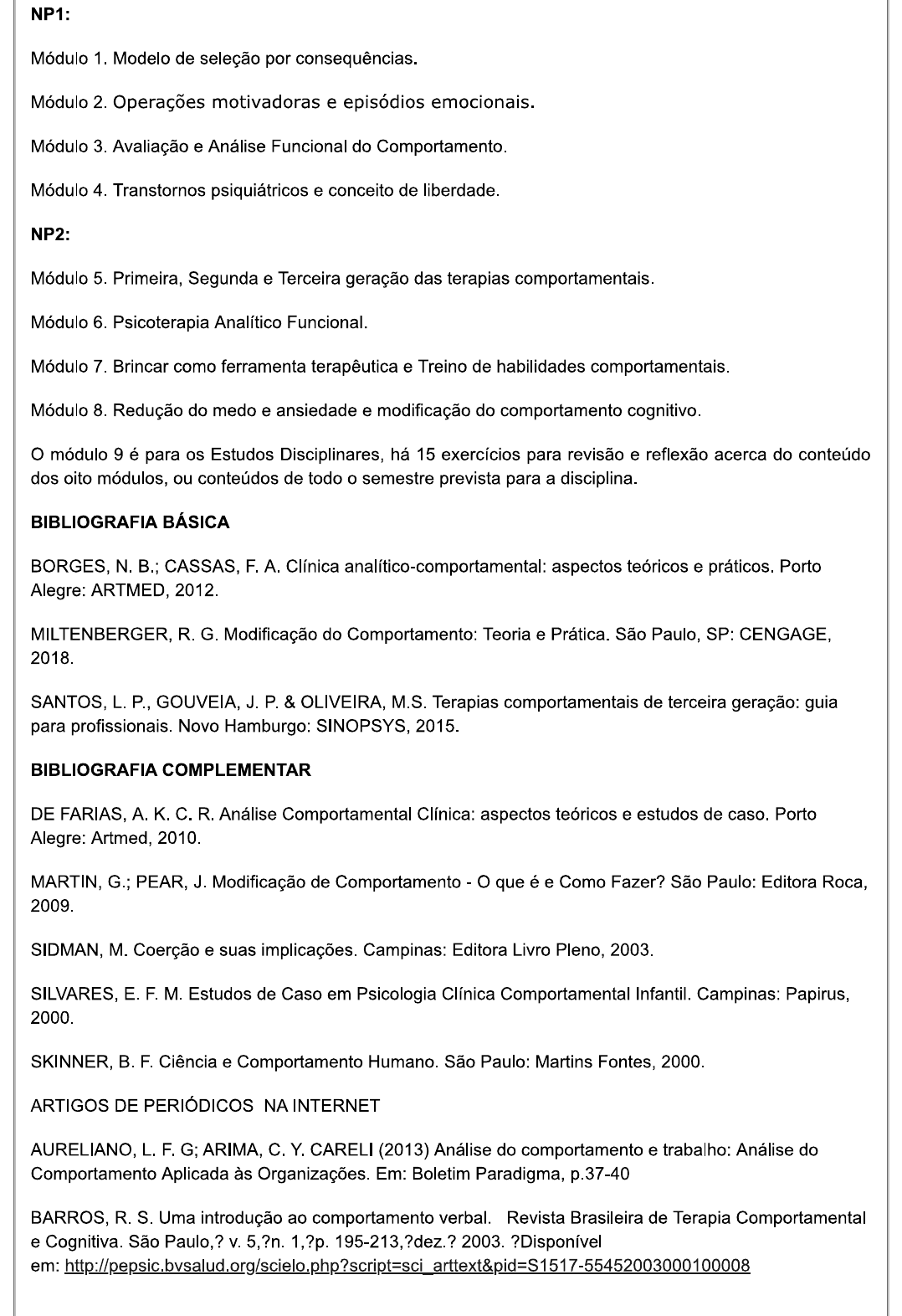 Modificacao Do Comportamento - Teoria E Pratica - Cengage