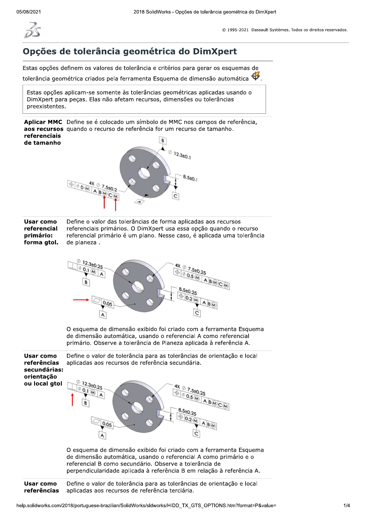 Tolerâncias Geometricas Desenho Técnico I 1860