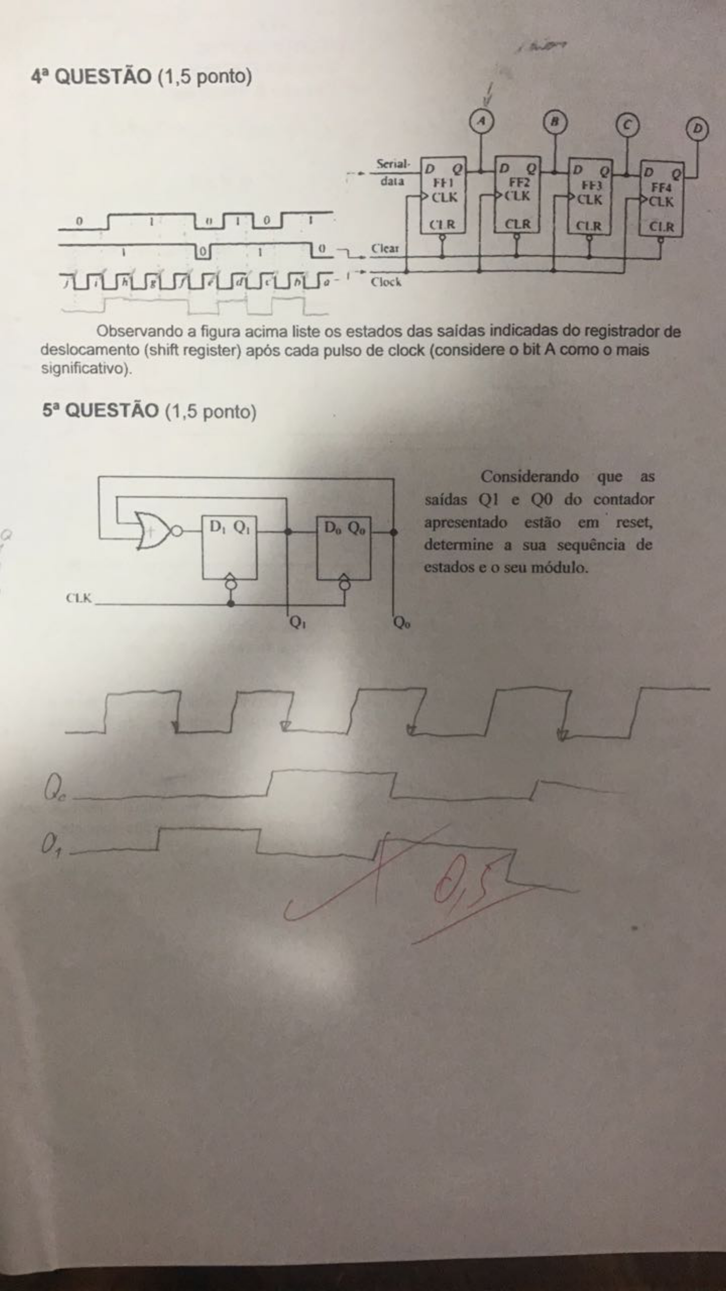 AV2 B Provas AV1 AV2 AV3 2017 CIRCUITOS DIGITAIS Alexandre Baptista ...