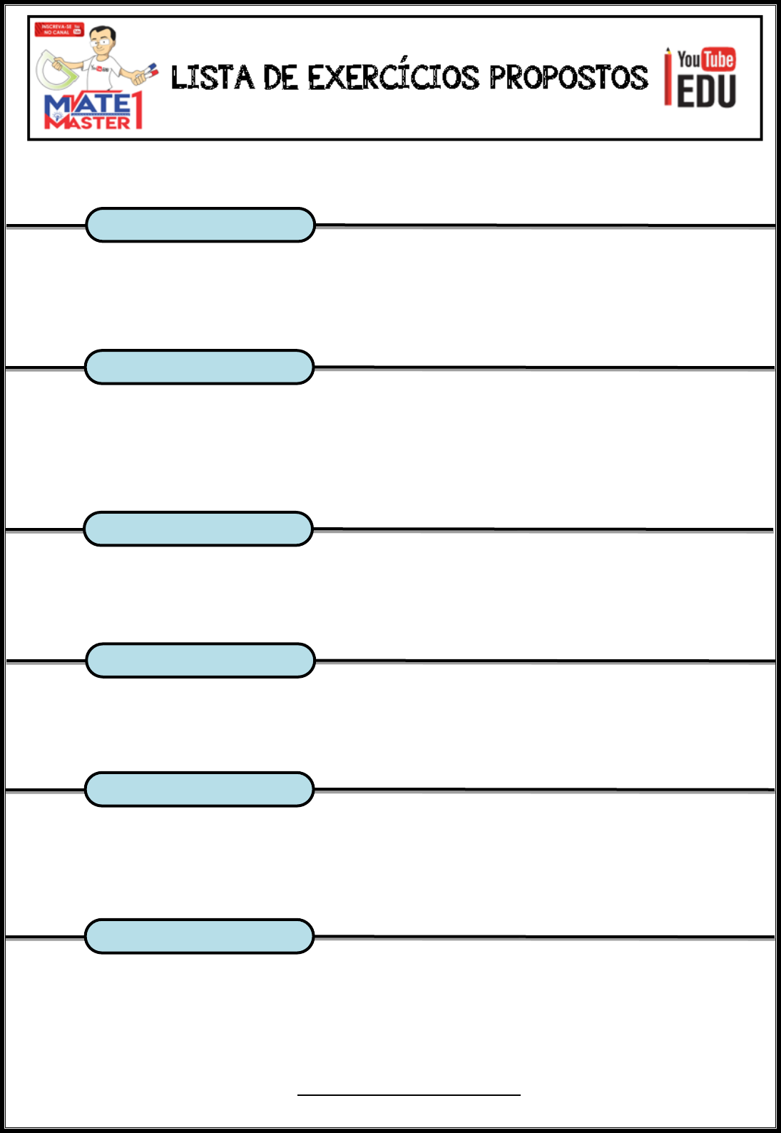 Lista de Exercícios – Regra de Três