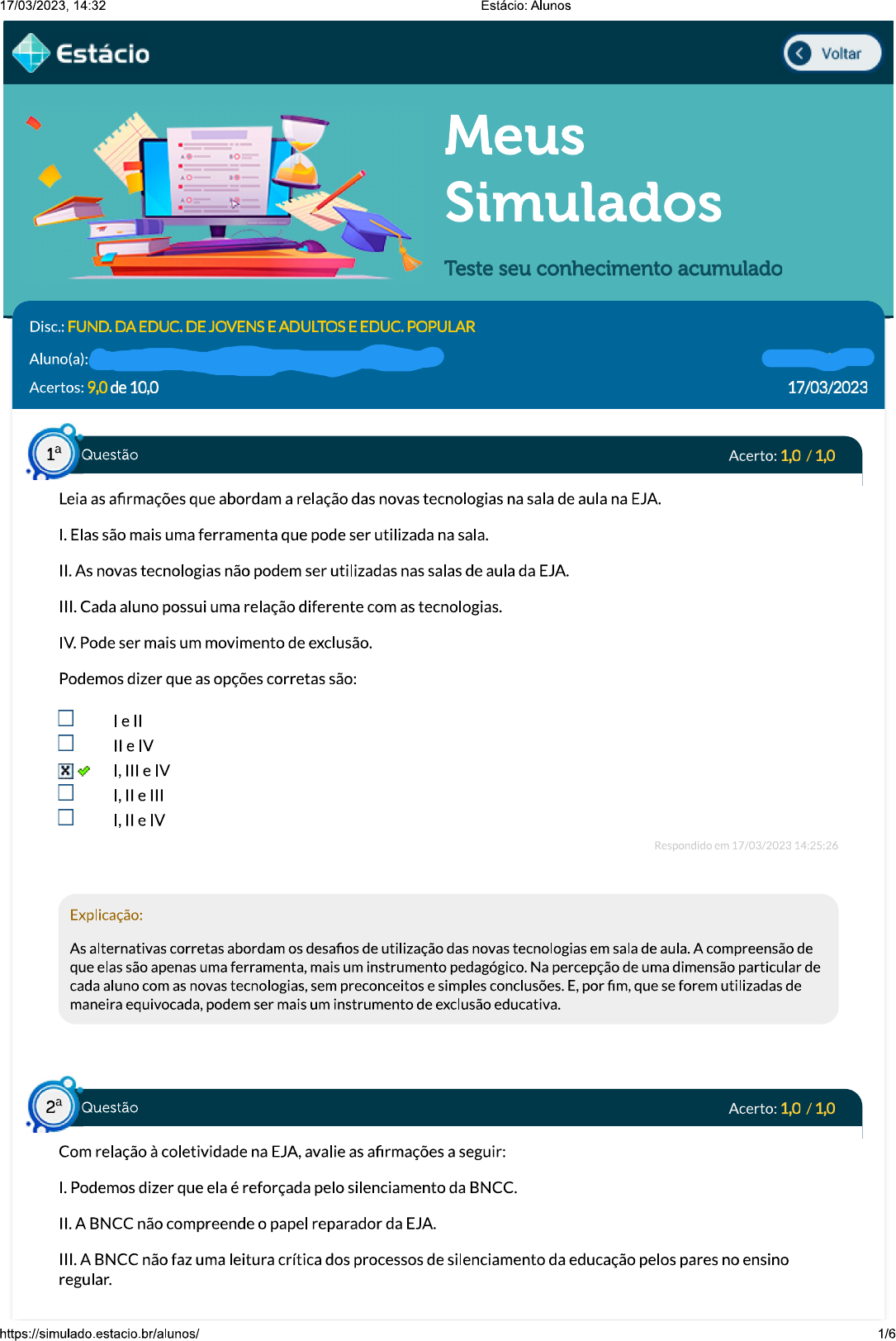 Simulado – DESAFIOS DA SALA DE AULA