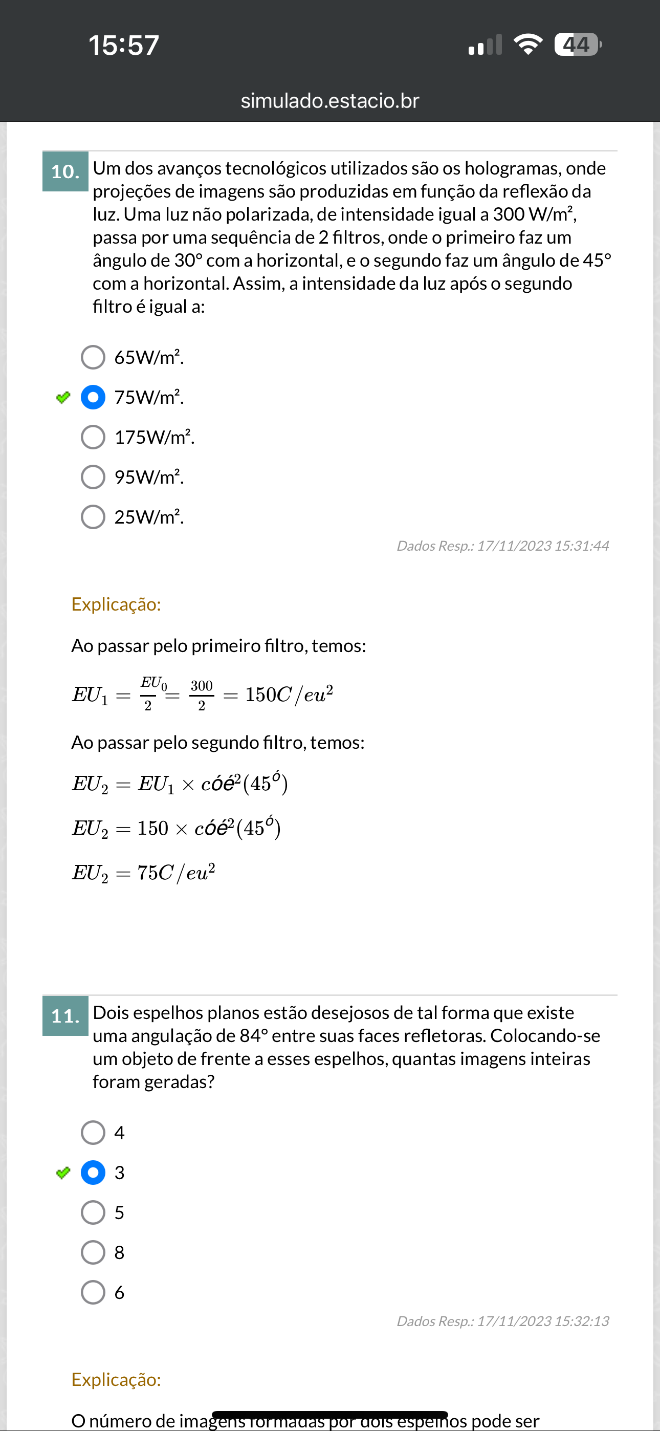 Plano de aula - 3o ano - Filtros de luz