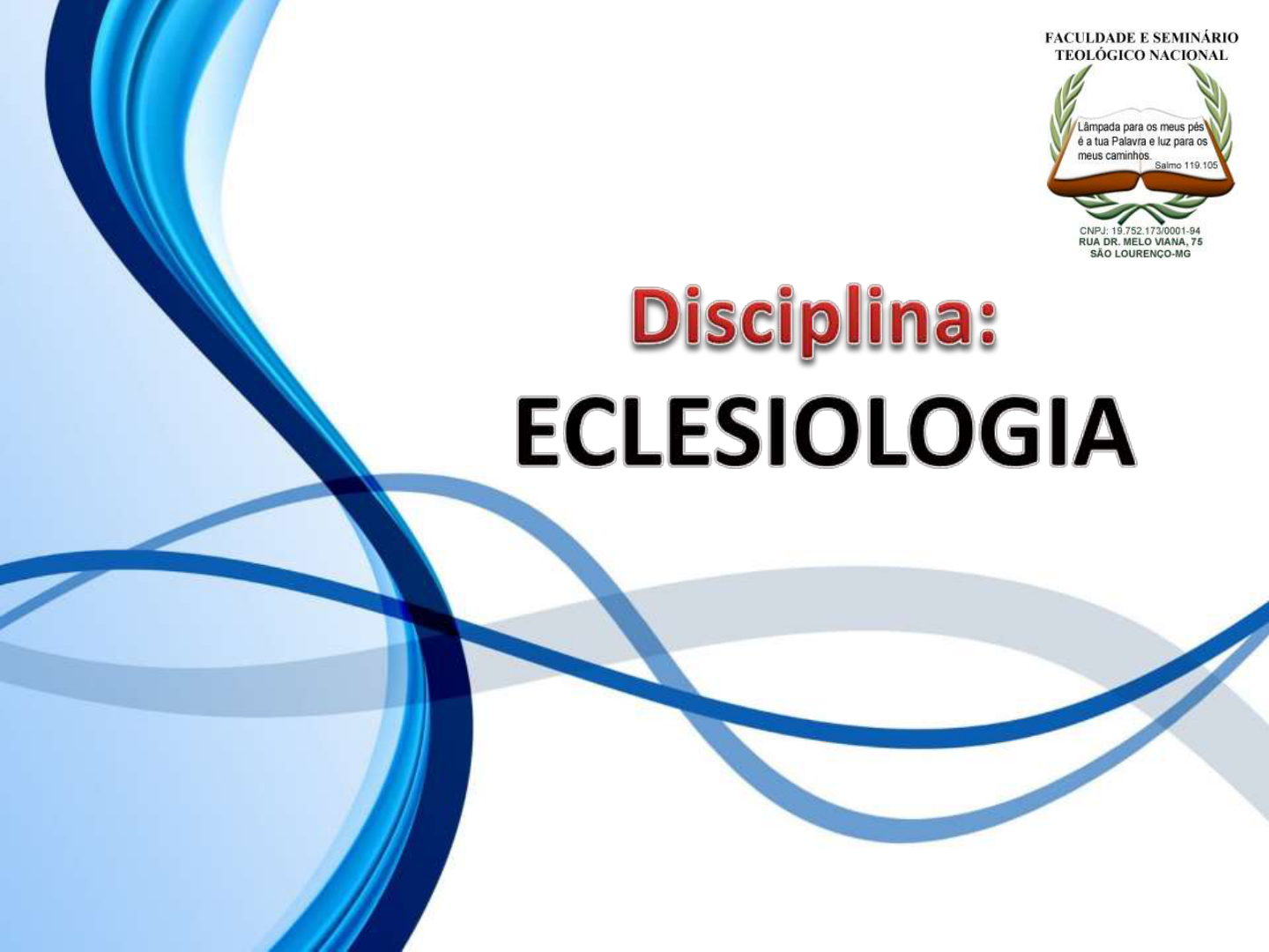 RESUMO: Introdução à eclesiologia