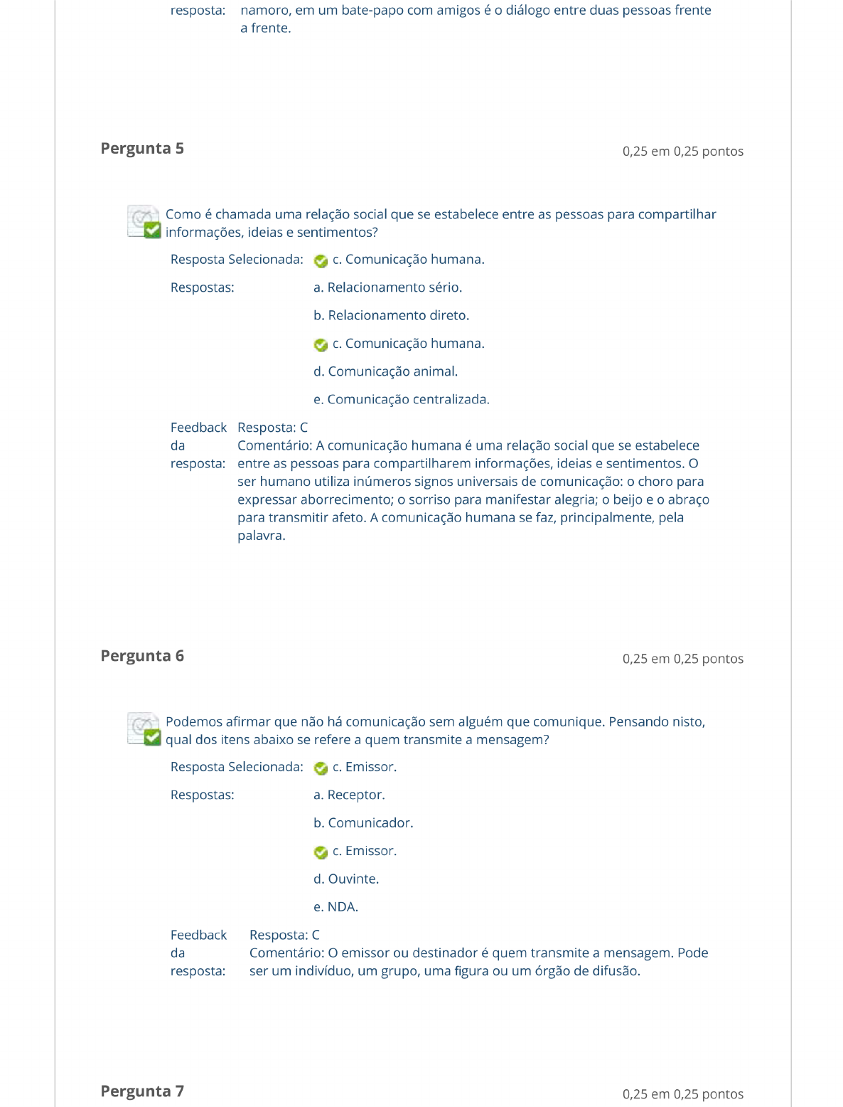 COMUNICAÇÃO APLICADA QUESTIONÁRIO UNIDADE I - Comunicação Aplicada