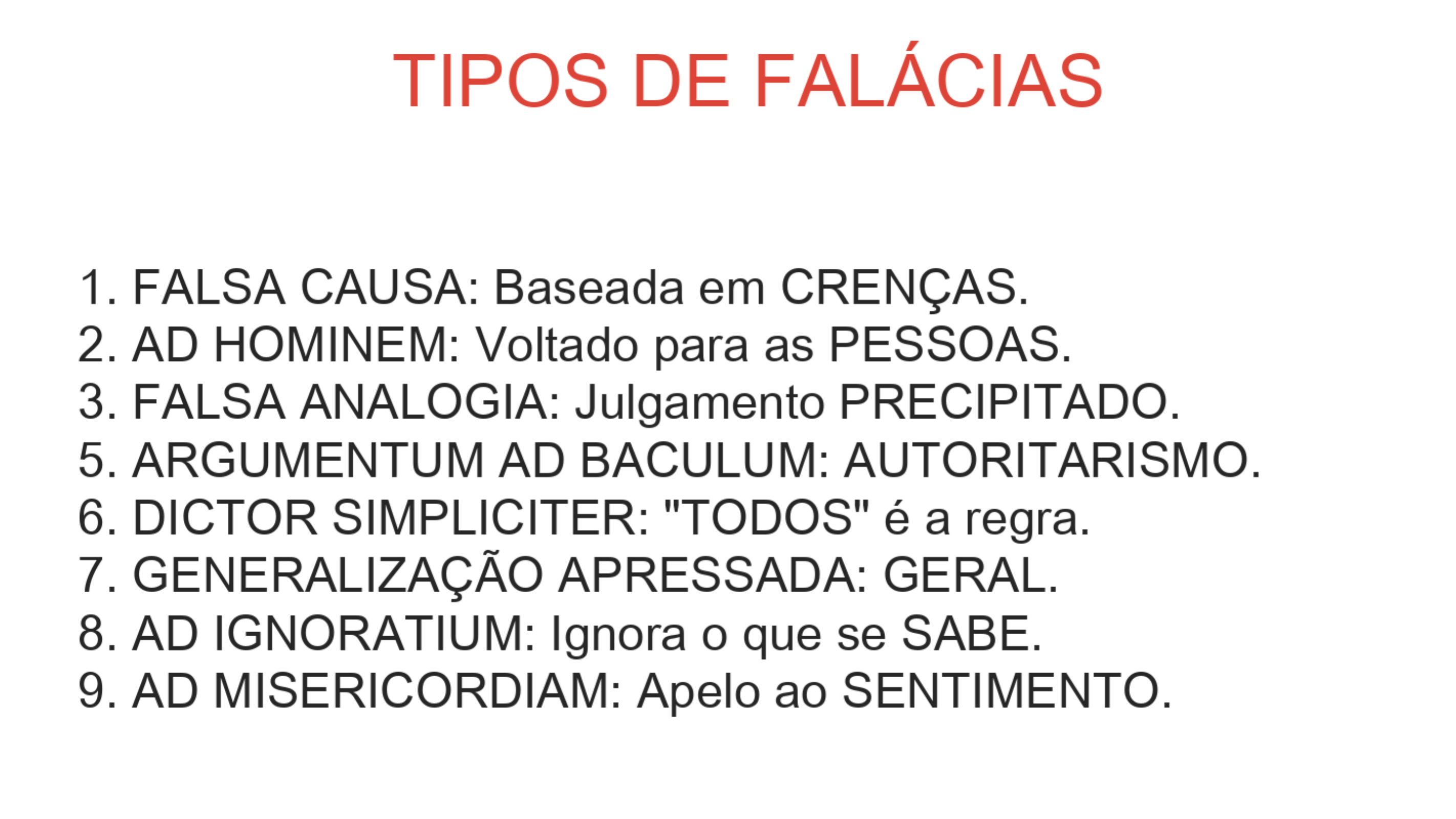 O Que Sao Falacias - BINKEDU