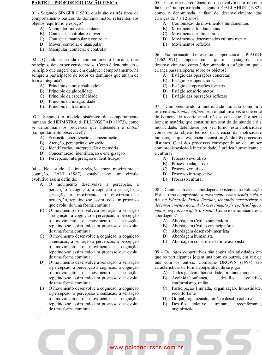 PDF) TEMPO DE REAÇÃO E EQUILÍBRIO DE ESCOLARES COM E SEM PROFESSOR DE  EDUCAÇÃO FÍSICA NAS SÉRIES INICIAIS