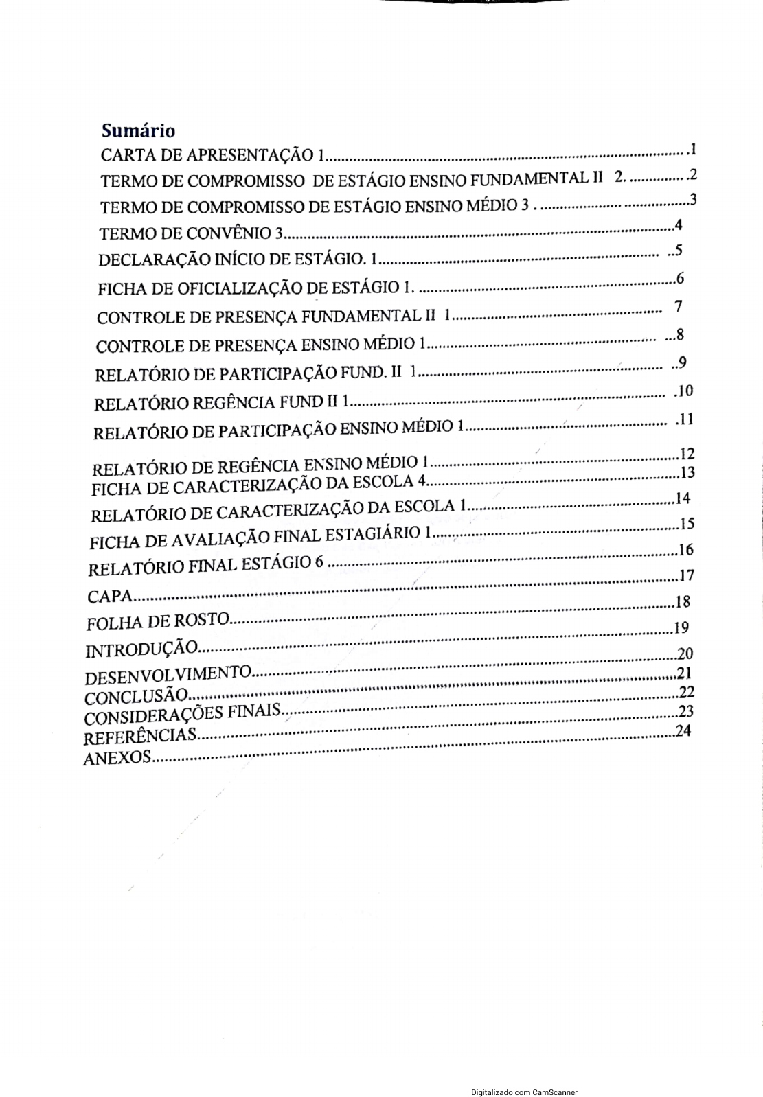 Estágio presencial Unifaveni completo P D Licenciatura em História