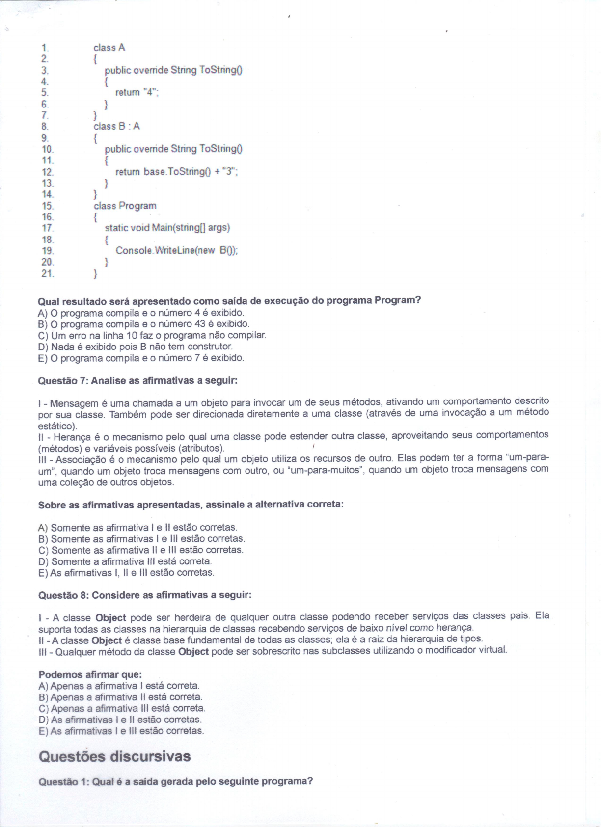 GitHub - thiagoaraujocampos/programacao-orientada-a-objetos: Programação  desenvolvida durante a disciplina de POO. Repositório criado para  aprendizado e organização do conteúdo da disciplina.