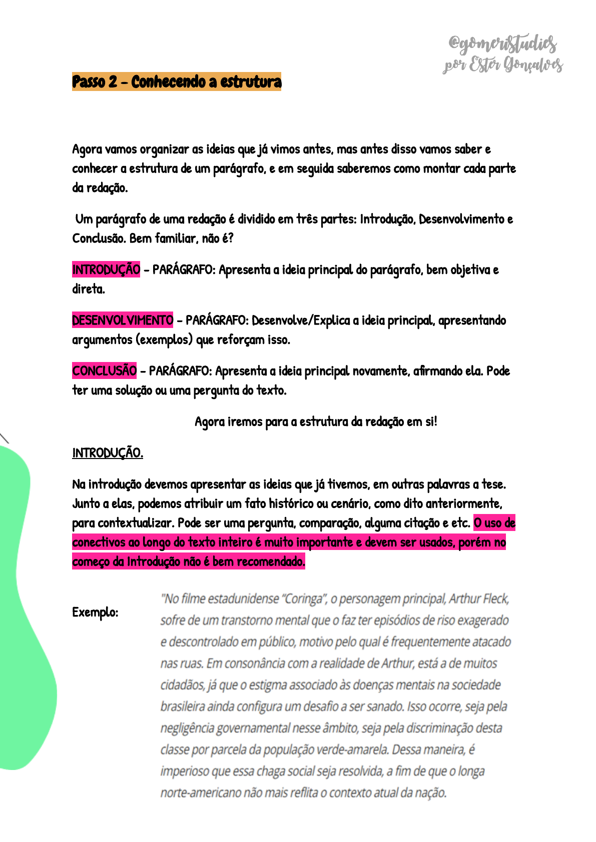 Exemplo De Paragrafo De Introducao 685x201