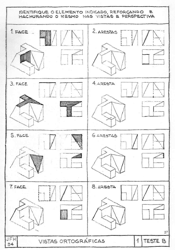 Gabaritos Testes - Desenho Técnico I