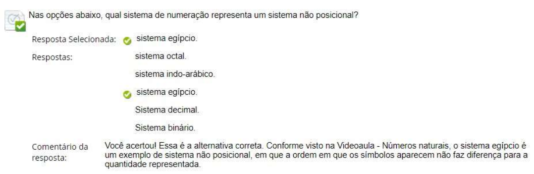 UNIVESP - Semana 4 - Quiz da Videoaula 12 - Exercícios 4 - Matemática  Básica - Matemática Básica