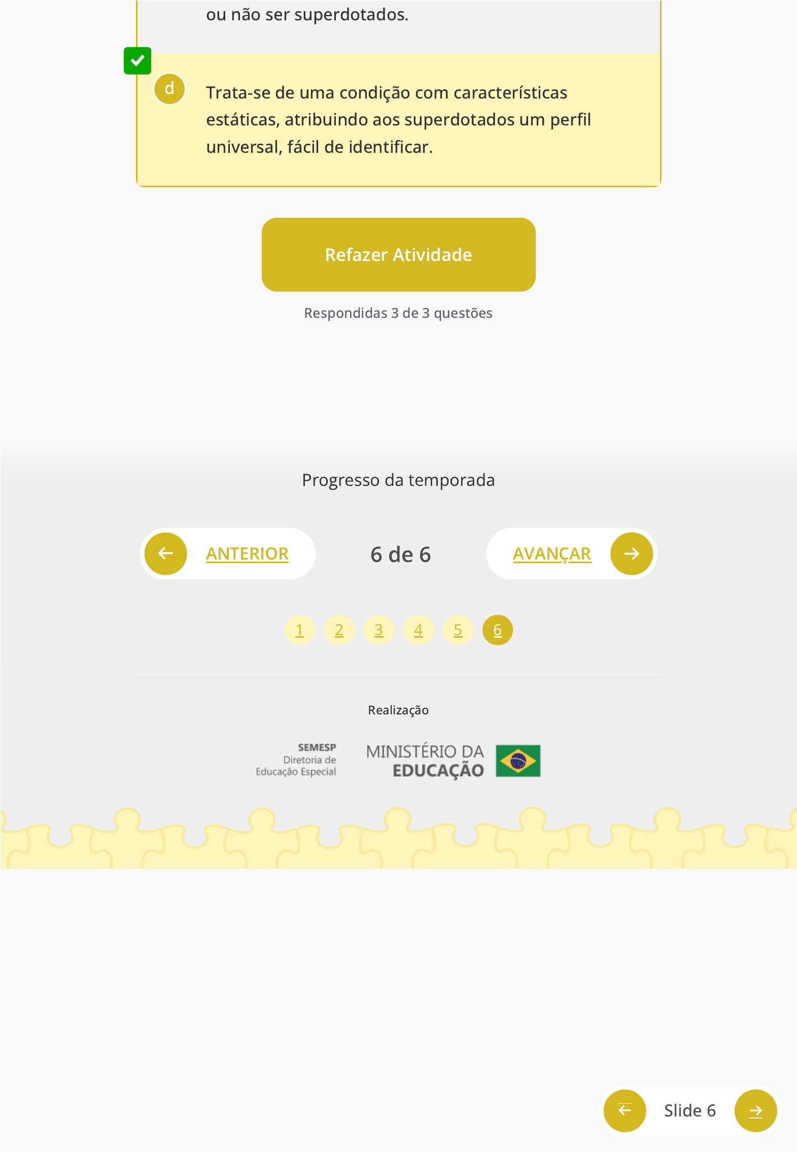 Cedae - Depois da dinâmica com a criançada, agora é a sua vez de testar  suas habilidades no Quiz do Meio Ambiente! 🤔💭 Conta pra gente quantos  pontos você fez! 👇 Estação