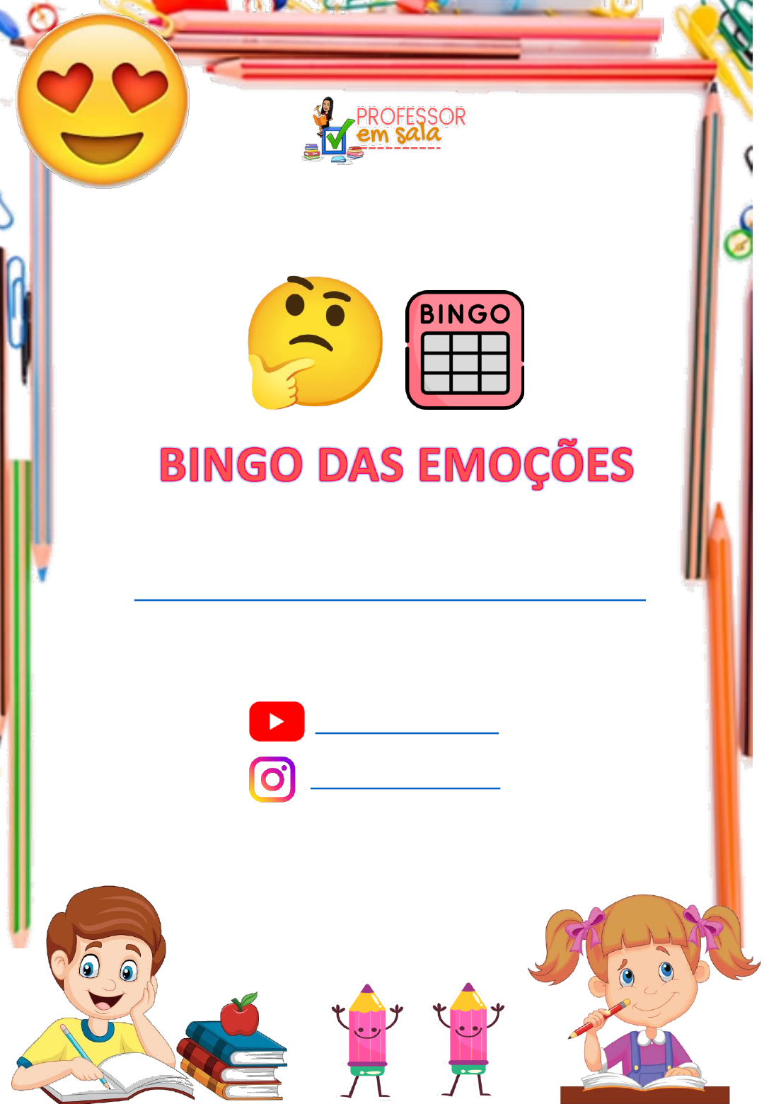 Jogo Bingo Dos Sentimentos