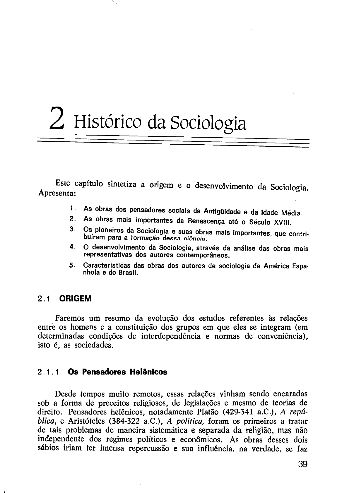 Histórico Da Sociologia - Sociologia Jurídica