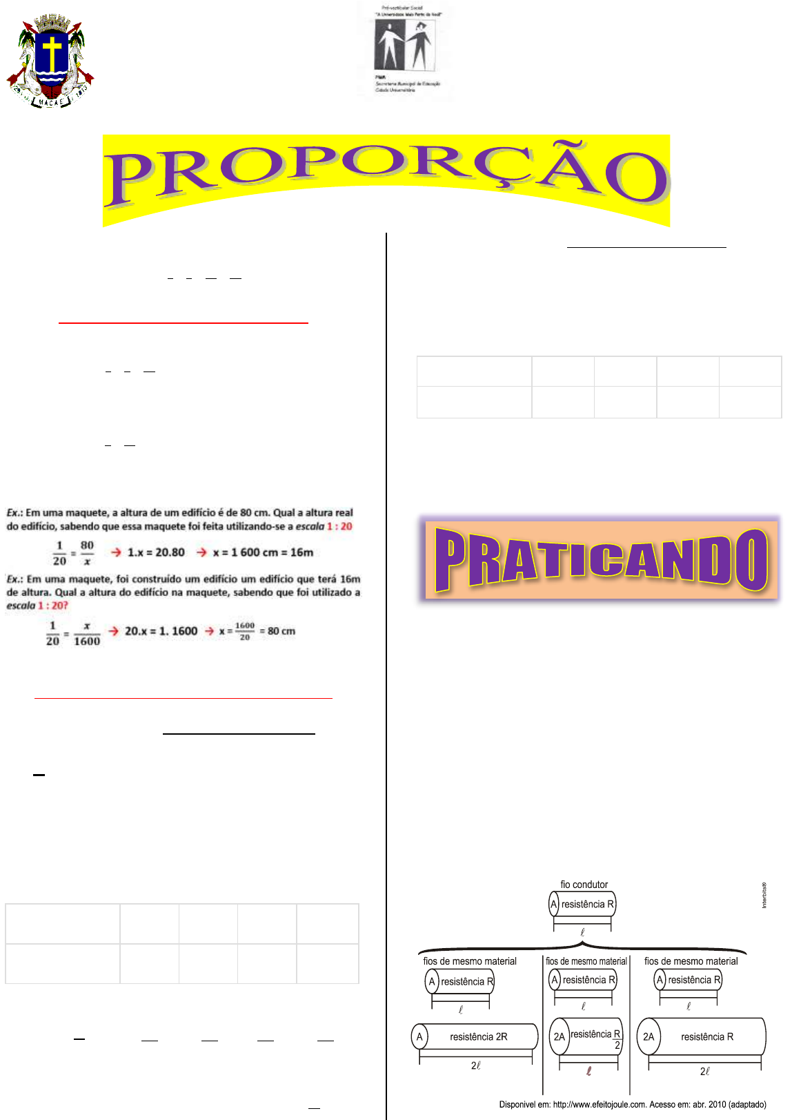 ENEM 2019, Proporcionalidade