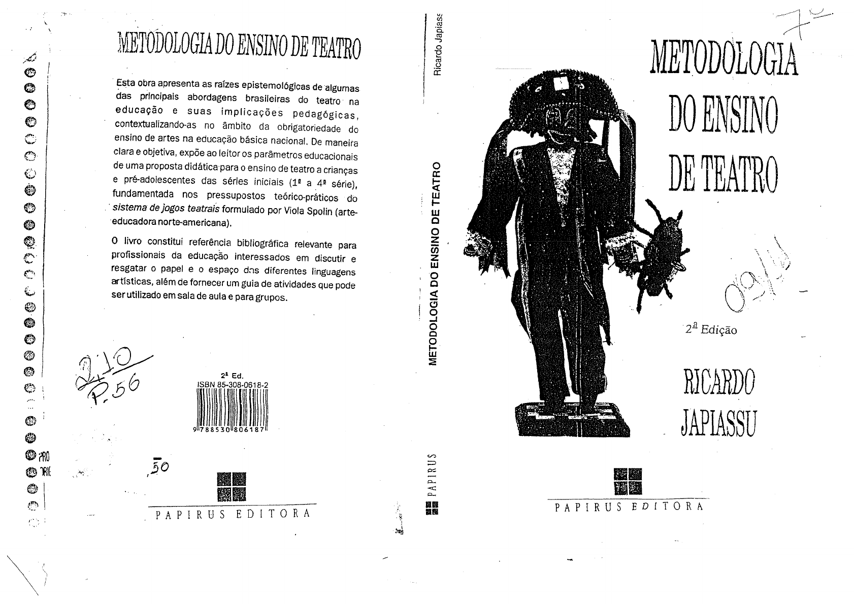 Metodologia Do Ensino Do Teatro - Ricardo Japiassu - Fundamentos Do Teatro